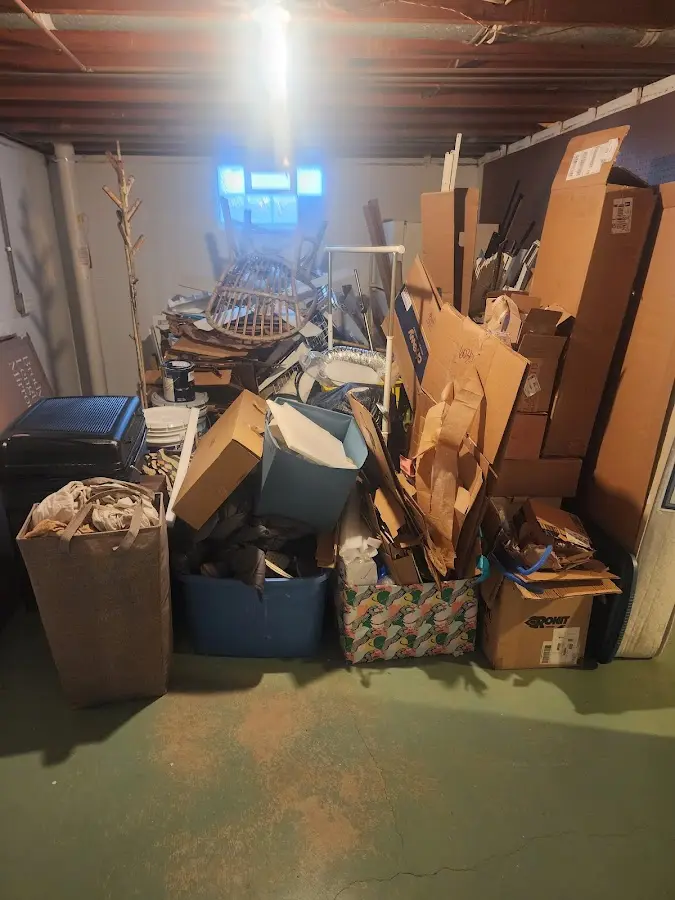 Roll-off dumpster container at job site for 20 Yard Dumpster Rental in Mission Viejo